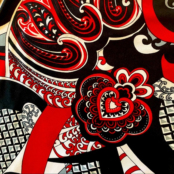 MISS BISOU | RED & BLACK DRESS SZ M - Picture 16 of 16